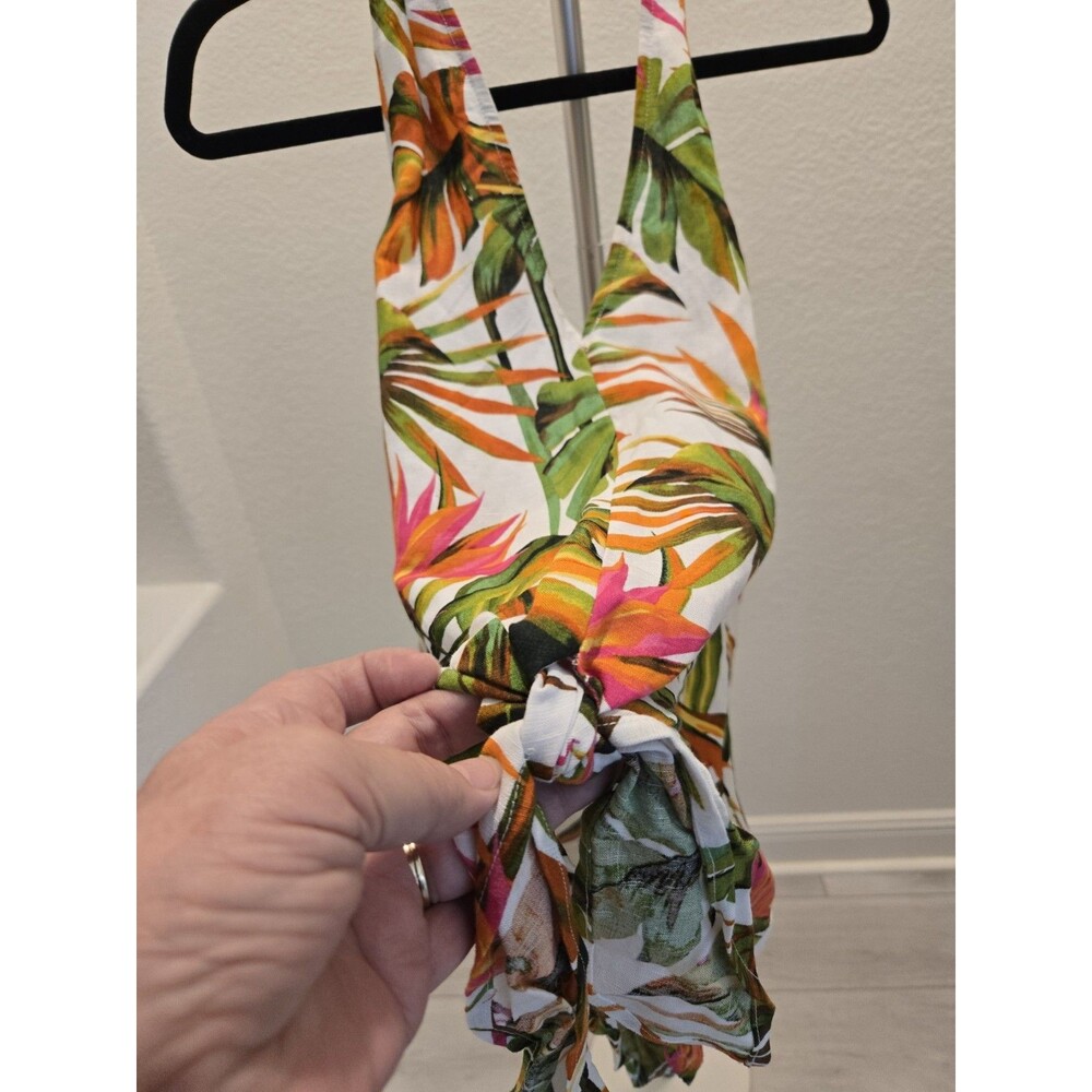 INC Tropical Design Halter Top - Picture 3 of 9